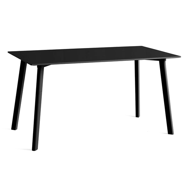 Mesa de comedor Copenhague CPH Deux 210 · HAY · Beech, Black Stained/Ink Black Laminate / 140 x 75 cm
