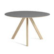 Mesa redonda Copenhague CPH20 · HAY · Grey / Ø 120 cm / Varnished Oak