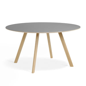 Mesa de comedor Copenhague CPH25 · HAY · Linoleum Grey / Ø 140 cm