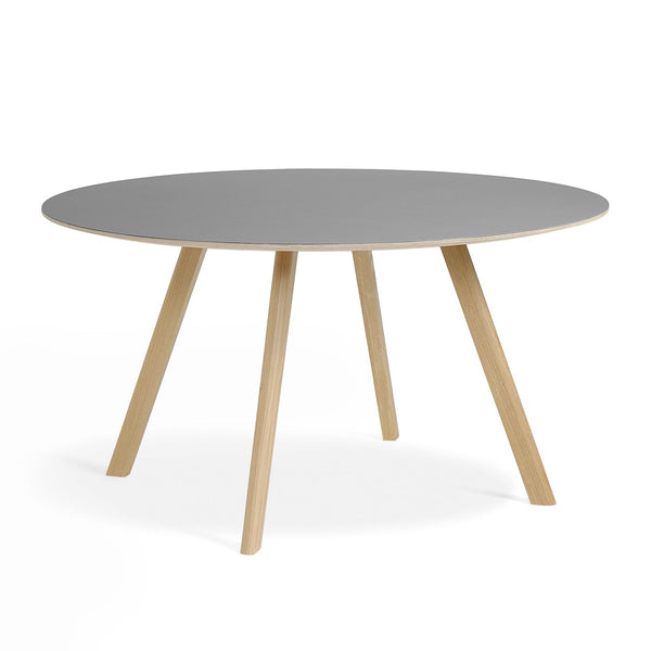 Mesa de comedor Copenhague CPH25 · HAY · Linoleum Grey / Ø 140 cm