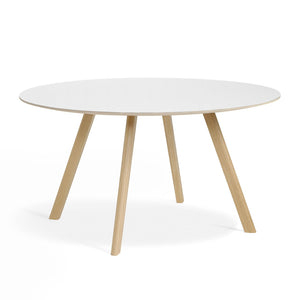 Mesa de comedor Copenhague CPH25 · HAY · Linoleum Off-White / Ø 140 cm