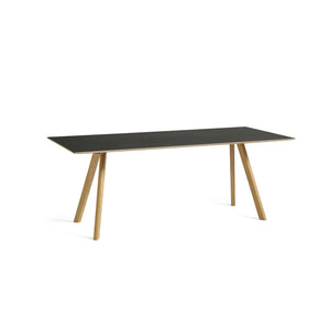 Mesa de comedor Copenhague CPH30 · HAY · Black / 200 x 90 cm / Varnished Oak