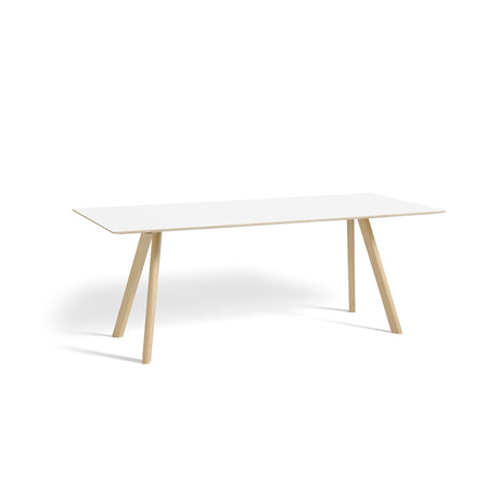 Mesa de comedor Copenhague CPH30 · HAY · White / 200 x 90 cm / Varnished Oak