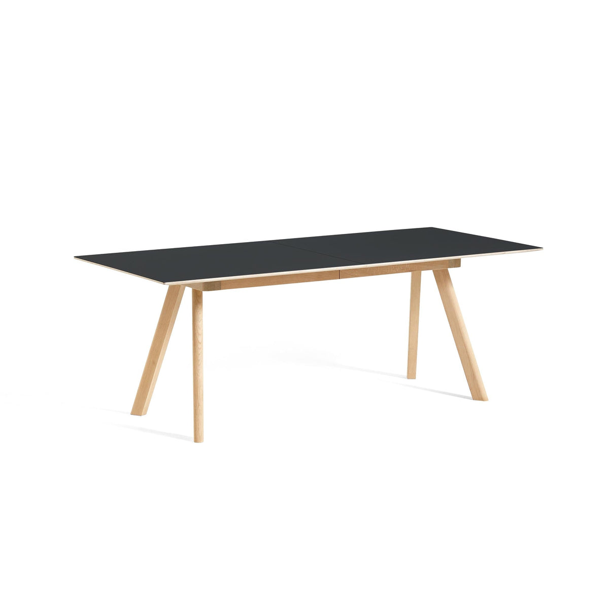 Mesa de comedor extensible Copenhague CPH30 · HAY · Black / 160/310 x 80 cm / Oak With A Matte Finish