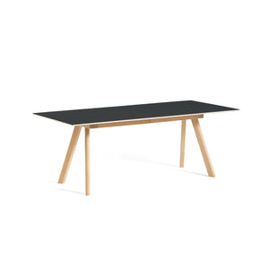 Mesa de comedor extensible Copenhague CPH30 · HAY · Black / 160/310 x 80 cm / Oak With A Matte Finish
