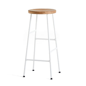 Taburete alto Cornet · HAY · Oak, Oiled / H 75 cm / Creamy White
