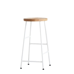 Taburete alto Cornet · HAY · Oak, Oiled / H 65 cm / Creamy White