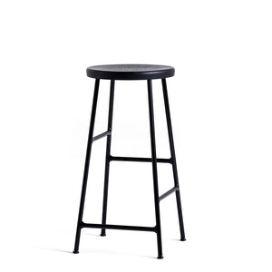 Taburete alto Cornet · HAY · Oak, Black / H 65 cm / Powder-Coated Soft Black