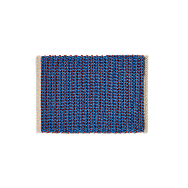 Felpudo Doormat · HAY · Blue