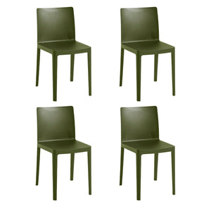 Silla Élémentaire · HAY · Olive / Set of 4