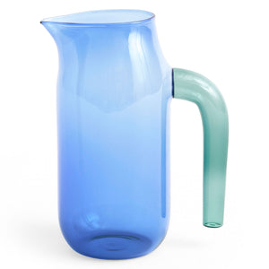 Jarra de vidrio Glass Pitcher · HAY · Blue / XL