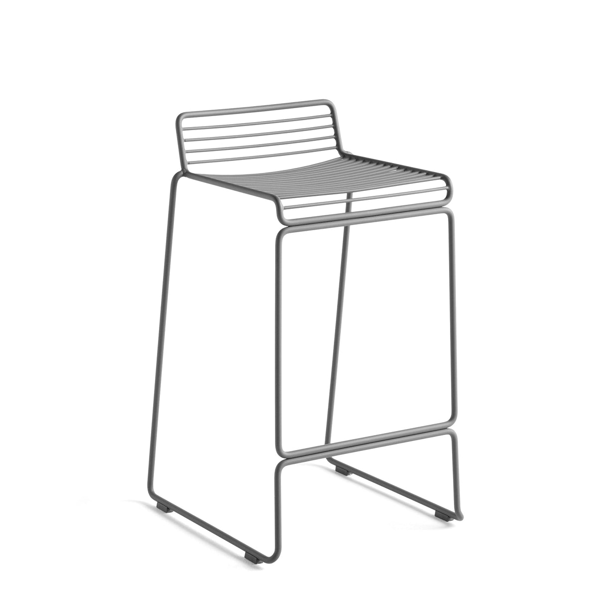 Taburete de bar Hee · HAY · Asphalt Grey / Low