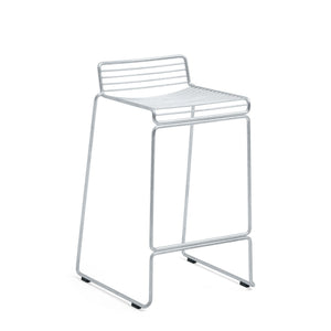 Taburete de bar Hee · HAY · Galvanised / Low