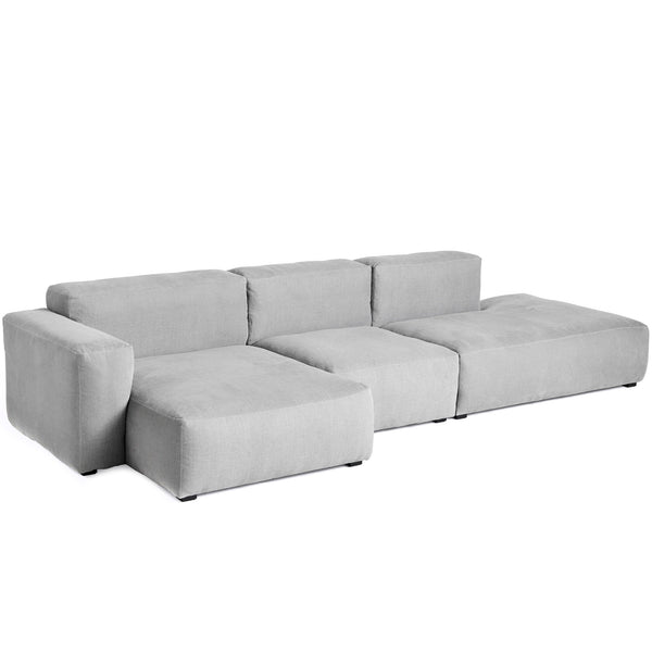 Sofá de 3 plazas Mags Soft · HAY · Linara light grey (443) / Left Armrest / Combination 4