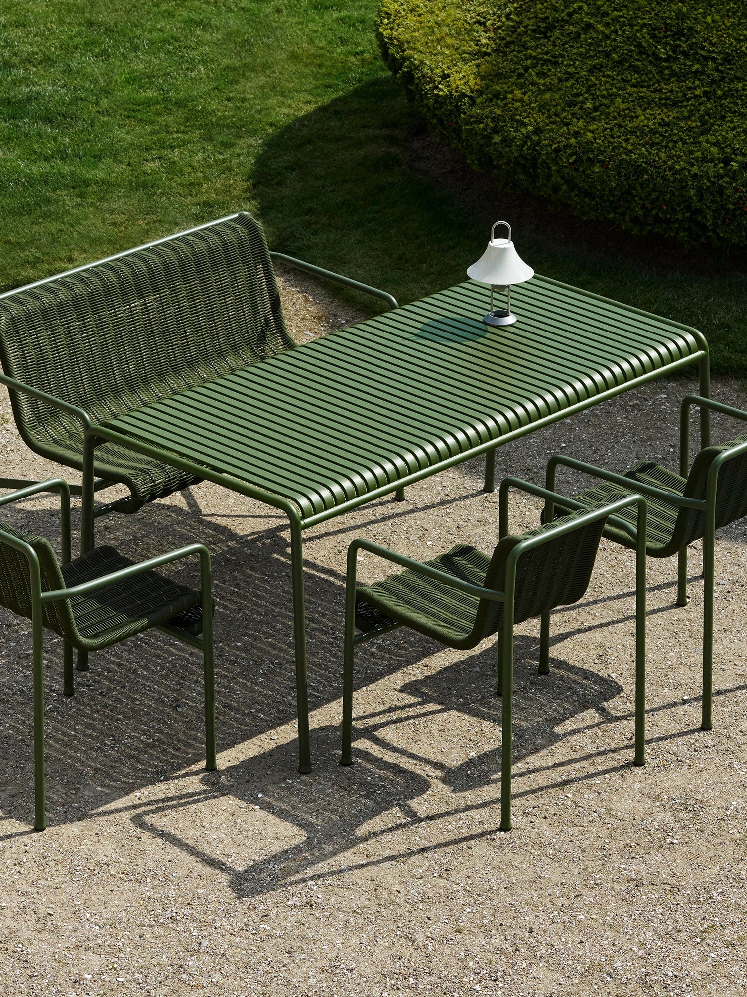 Banco de comedor Palissade Cord · HAY · ambiente