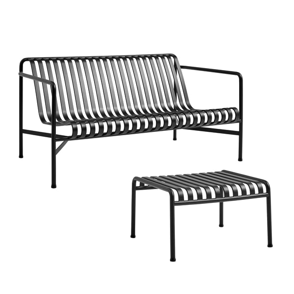 Sofá lounge Palissade · HAY · Anthracite