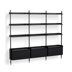 Estantería Pier System · HAY · Black / Pier System 133