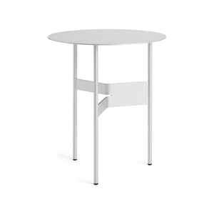 Mesa auxiliar Shim · HAY · Silver Grey / Ø 45 cm