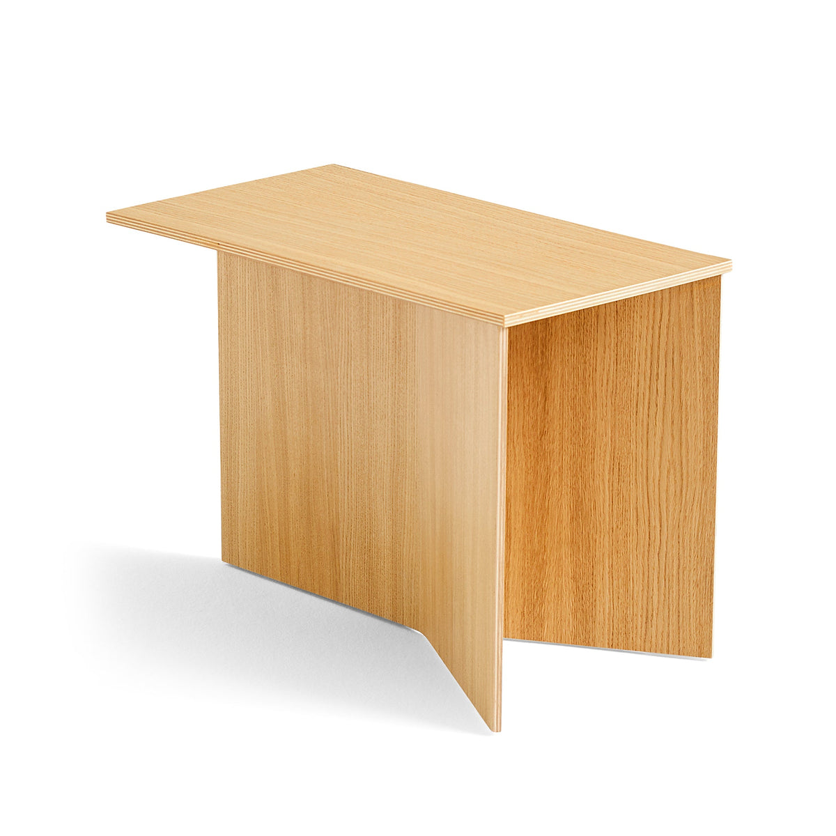 Mesa auxiliar Slit Oblong · HAY · Natural Oak