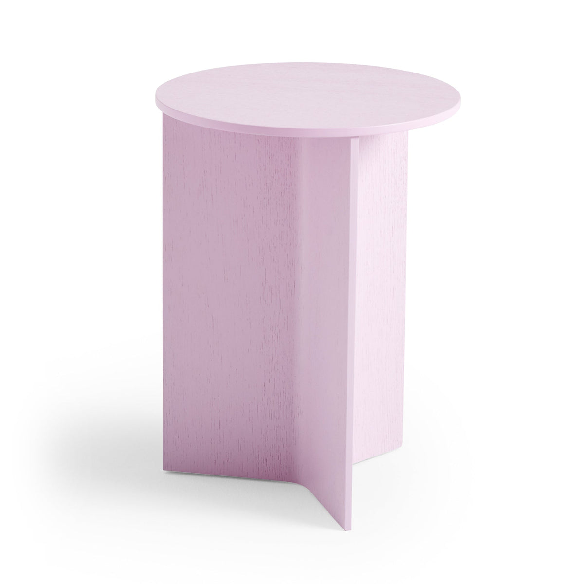 Mesa auxiliar Slit Table Round · HAY · Pink / Ø 35 x H 47 cm