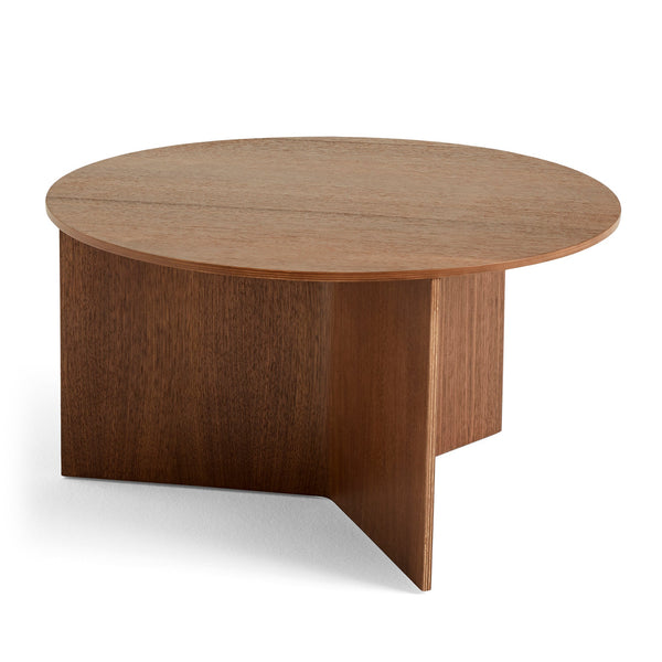 Mesa auxiliar Slit Table XL · HAY · Walnut / Round XL