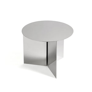 Mesa auxiliar Slit Table Round · HAY · Mirror-Polished / Ø 45 x H 35.5 cm