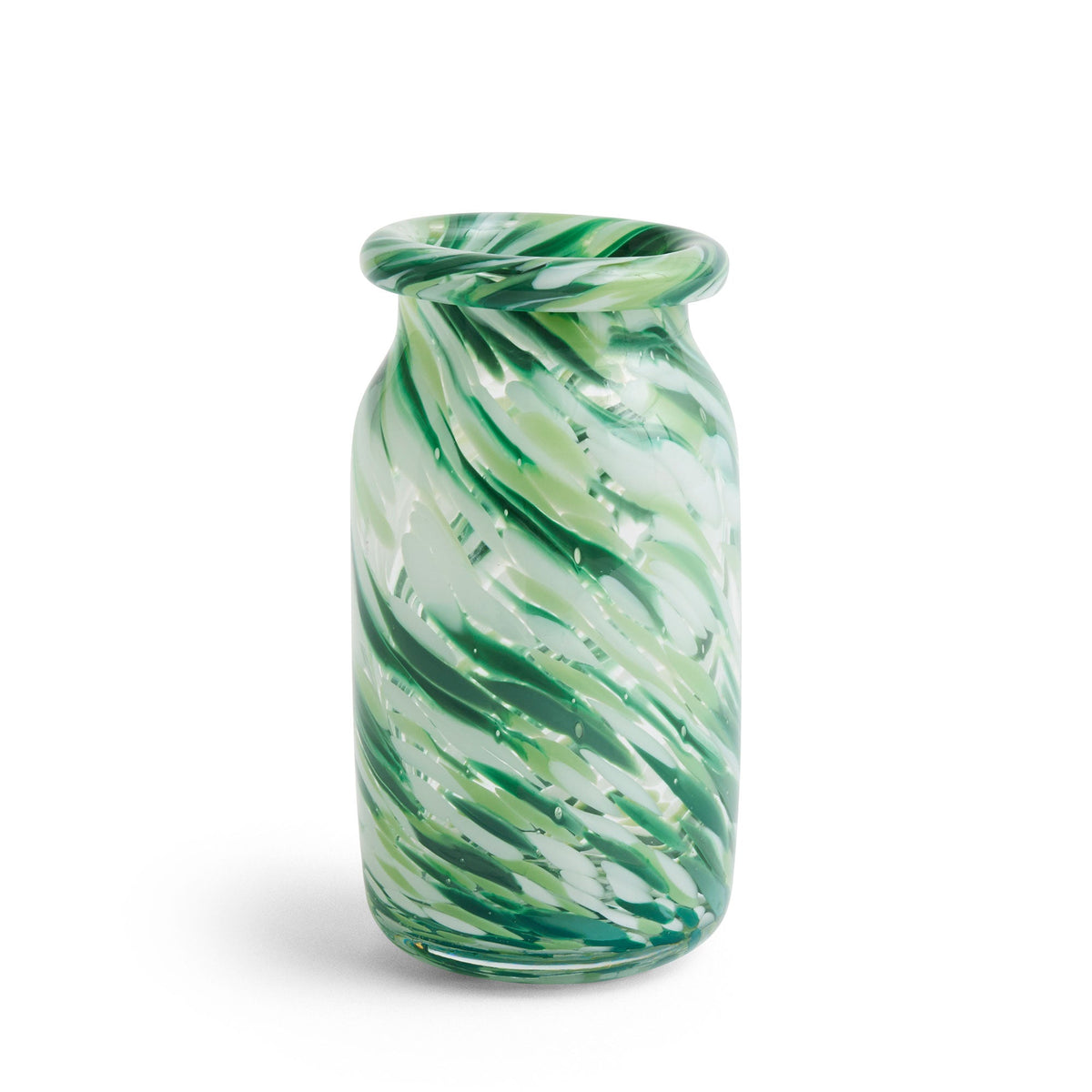 Jarrón Splash · HAY · Green Swirl / S