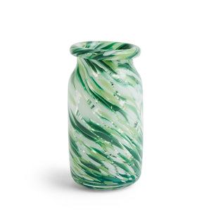 Jarrón Splash · HAY · Green Swirl / S