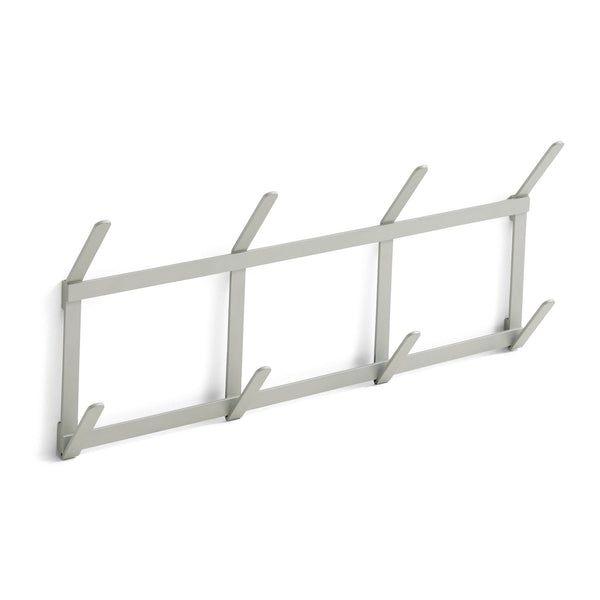 Perchero de pared Tape · HAY · Metallic Grey / Small