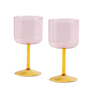 Copas de vino Tint · HAY · Pink/Yellow