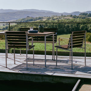 Banco de comedor de exterior Traverse · HAY · ambiente