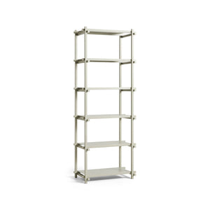 Estantería Woody · HAY · Smokey Grey / Column Height / Beech, Smokey Gray