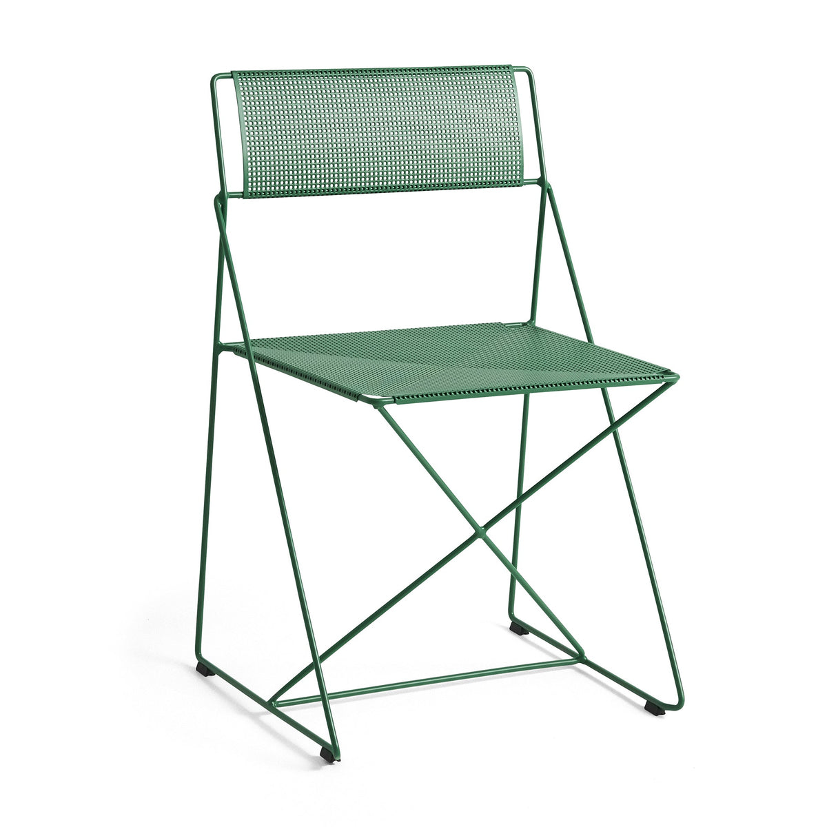 Silla de exterior X-Line · HAY · Leek Green / Leek Green