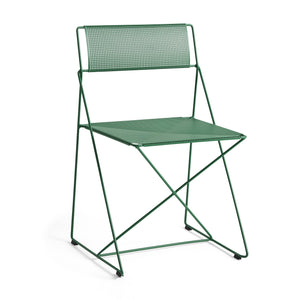 Silla de exterior X-Line · HAY · Leek Green / Leek Green