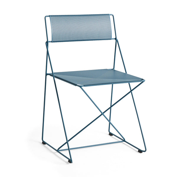 Silla de exterior X-Line · HAY · Powder Blue / Powder Blue
