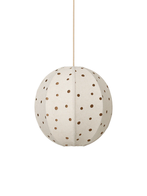 Dots Embroidered Textile Lampshade