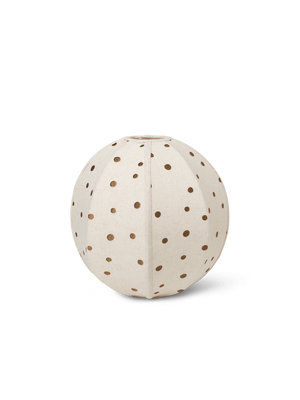 Dots Embroidered Textile Lampshade