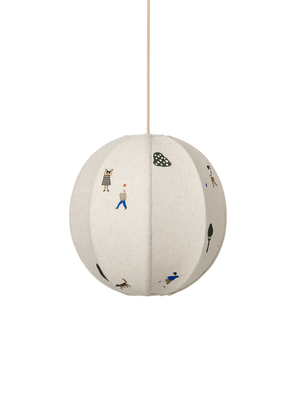 Pantalla textil bordada The Park · Ferm Living · vista 2