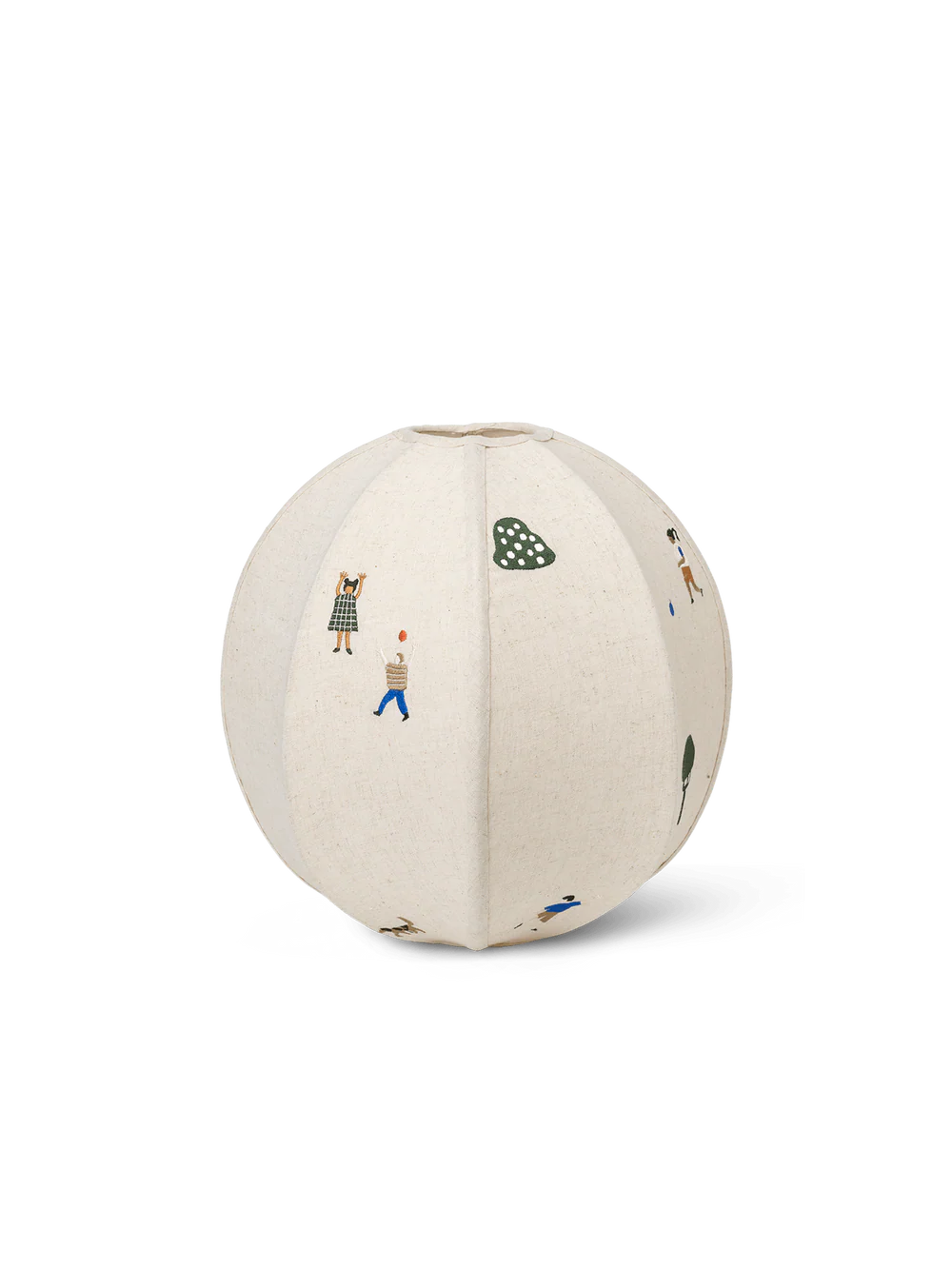 The Park Embroidered Textile Lampshade