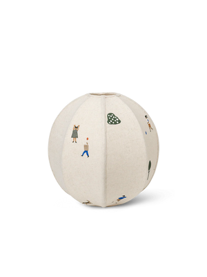 The Park Embroidered Textile Lampshade