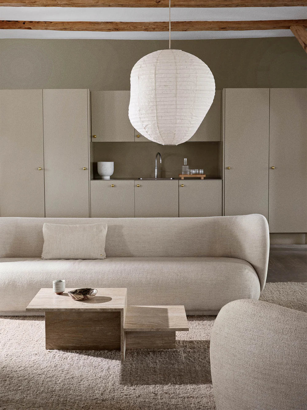 Distinct Coffee Table Travertine