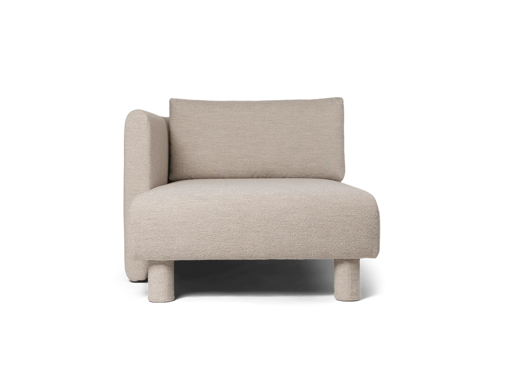 Dase Sofa Chaise Longue Left - Soft Bouclé