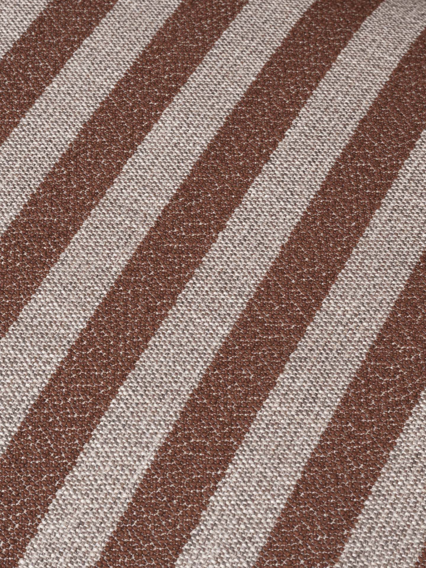 Puf rectangular Catena L501 Louisiana arena/chocolate · Ferm Living