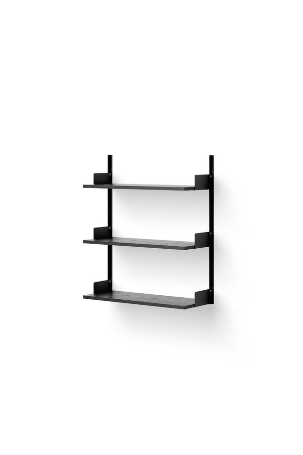 Shelving system New Works · New Works Wall 900 Black Ash / Black