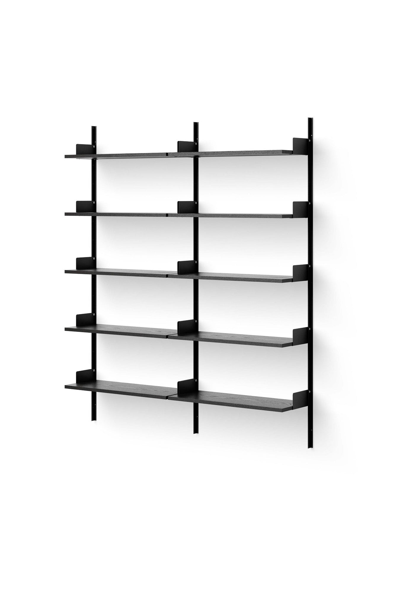 Shelving system New Works · New Works Library Black Ash / Black