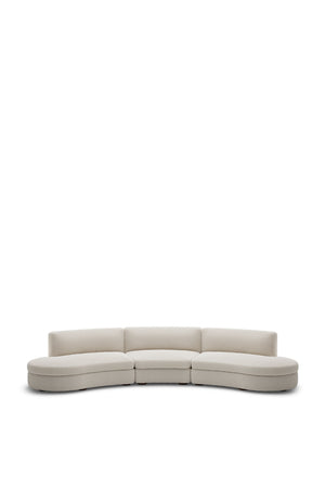 Canapé modulable Coda · New Works Configuración 8 · Curvo grande