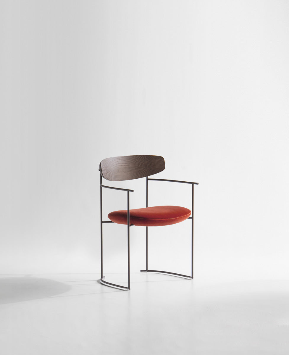 Silla de comedor con brazos Keel 922/P-OUT de exterior