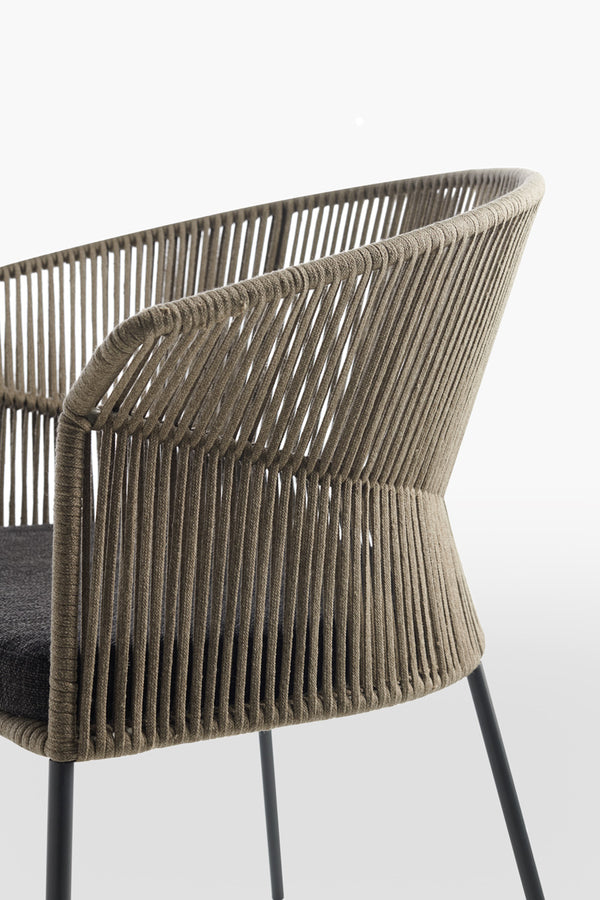 Silla de comedor con brazos Ola 923/P de exterior