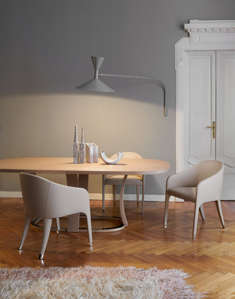 Silla de comedor con brazos Miura 776/PI