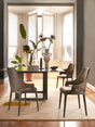 Silla de comedor con brazos de respaldo alto Velis 942/PB7